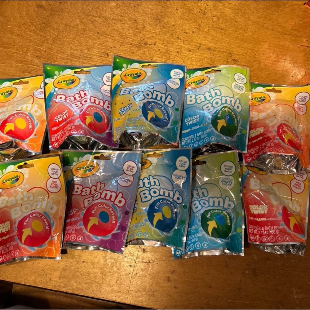 Crayola Bath Bombs - Vibrant Party Colors